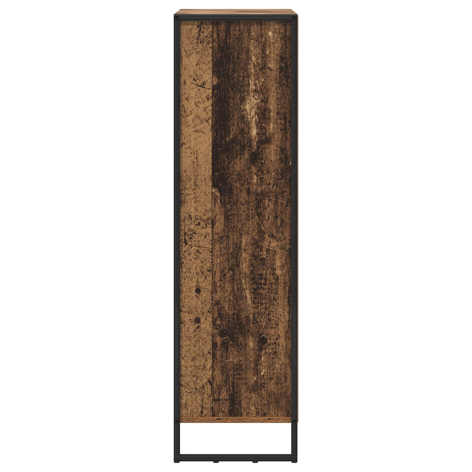 vidaXL Szafka na książki Stare drewno 99,5 x 30 x 108,5 cm