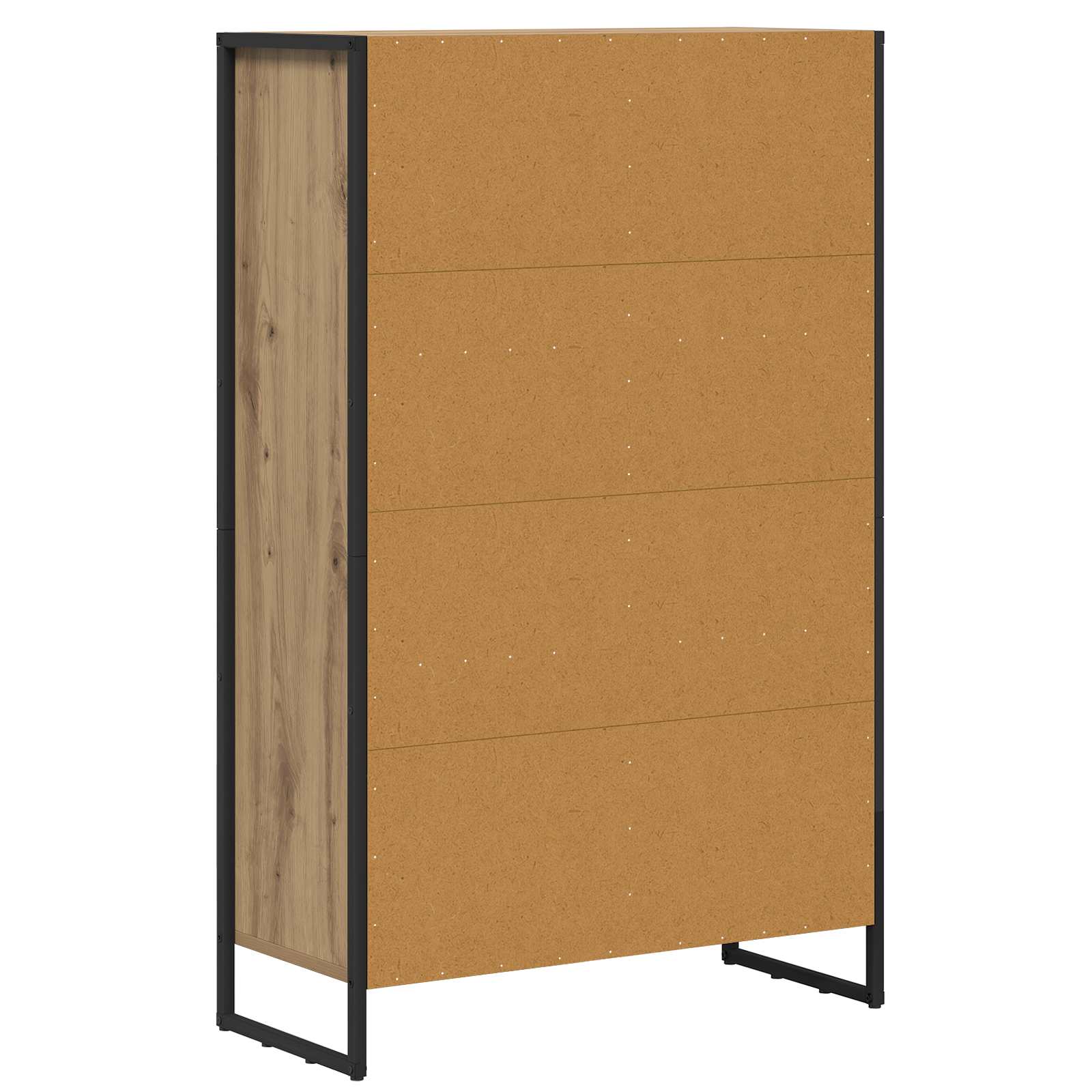 vidaXL Szafka na książki Dąb rzemieślniczy 99,5 x 30 x 108,5 cm
