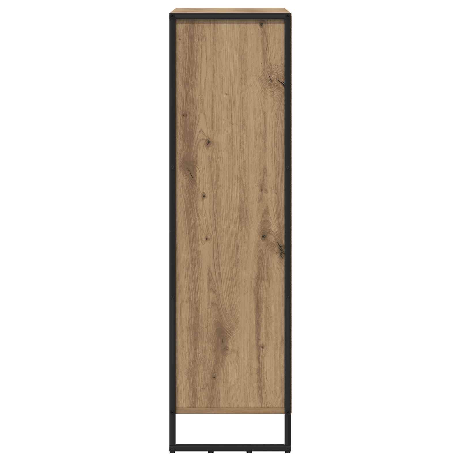 vidaXL Szafka na książki Dąb rzemieślniczy 99,5 x 30 x 108,5 cm