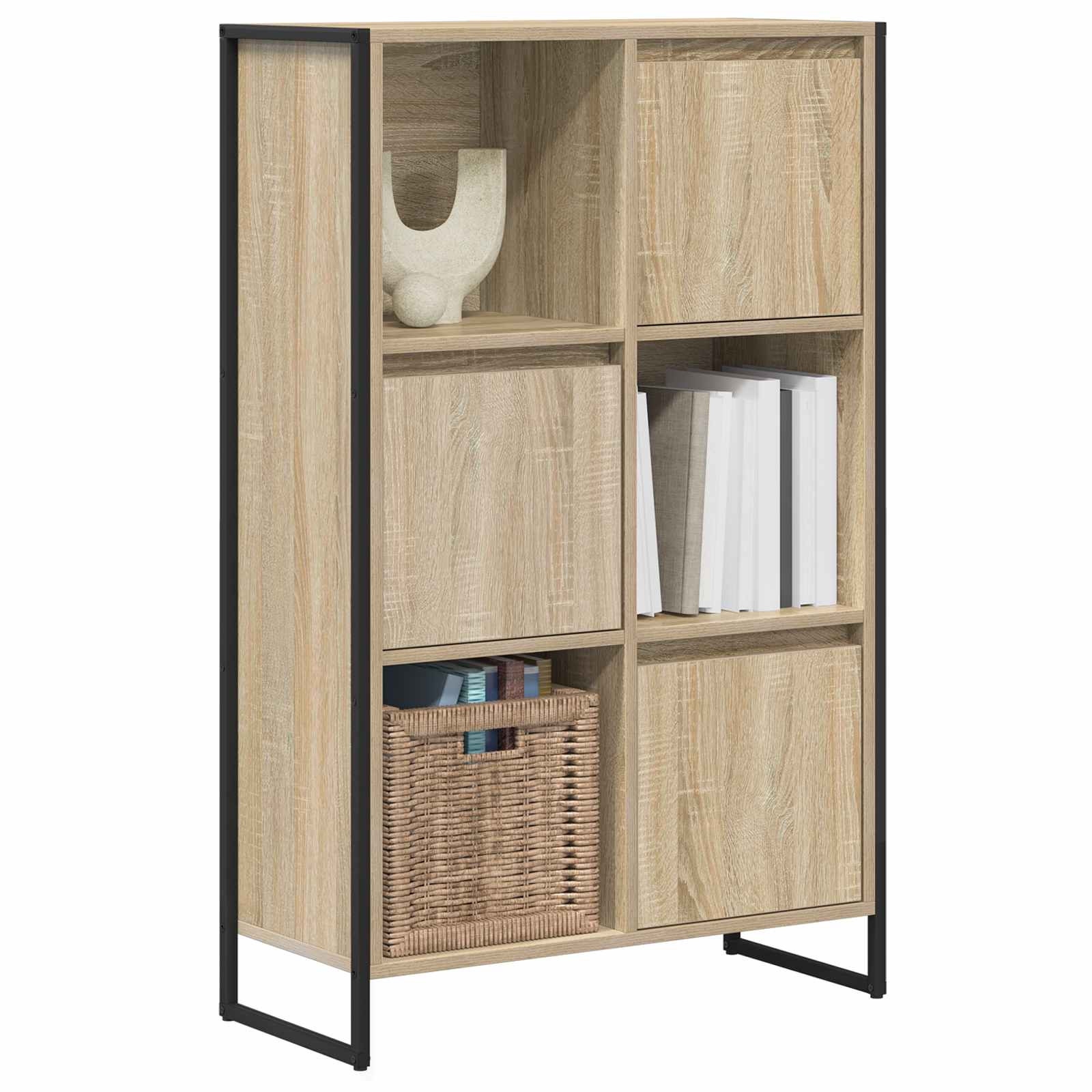 vidaXL Szafka na książki Sonoma 68 x 30 x 108.5 cm