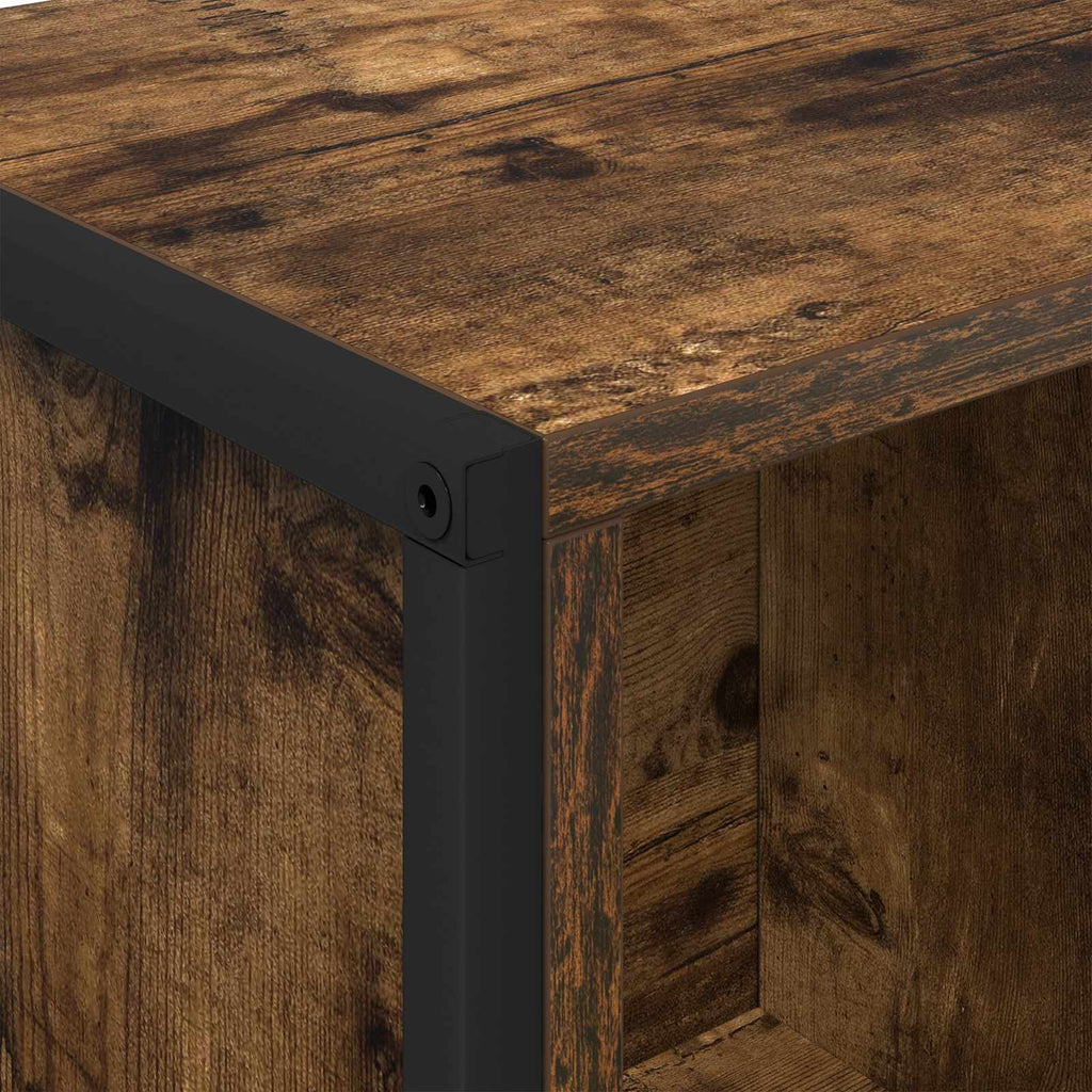 vidaXL Szafka na książki Dąb dymny 68 x 30 x 108.5 cm
