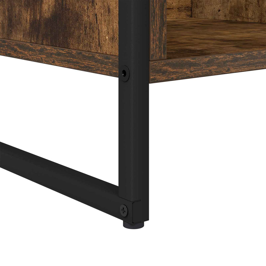 vidaXL Szafka na książki Dąb dymny 68 x 30 x 108.5 cm
