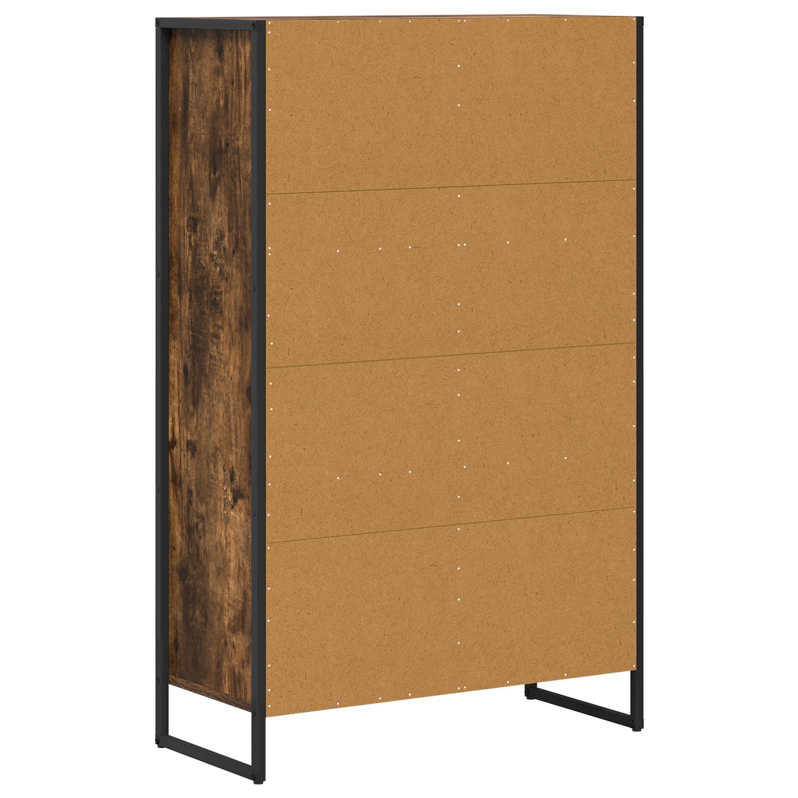 vidaXL Szafka na książki Dąb dymny 68 x 30 x 108.5 cm