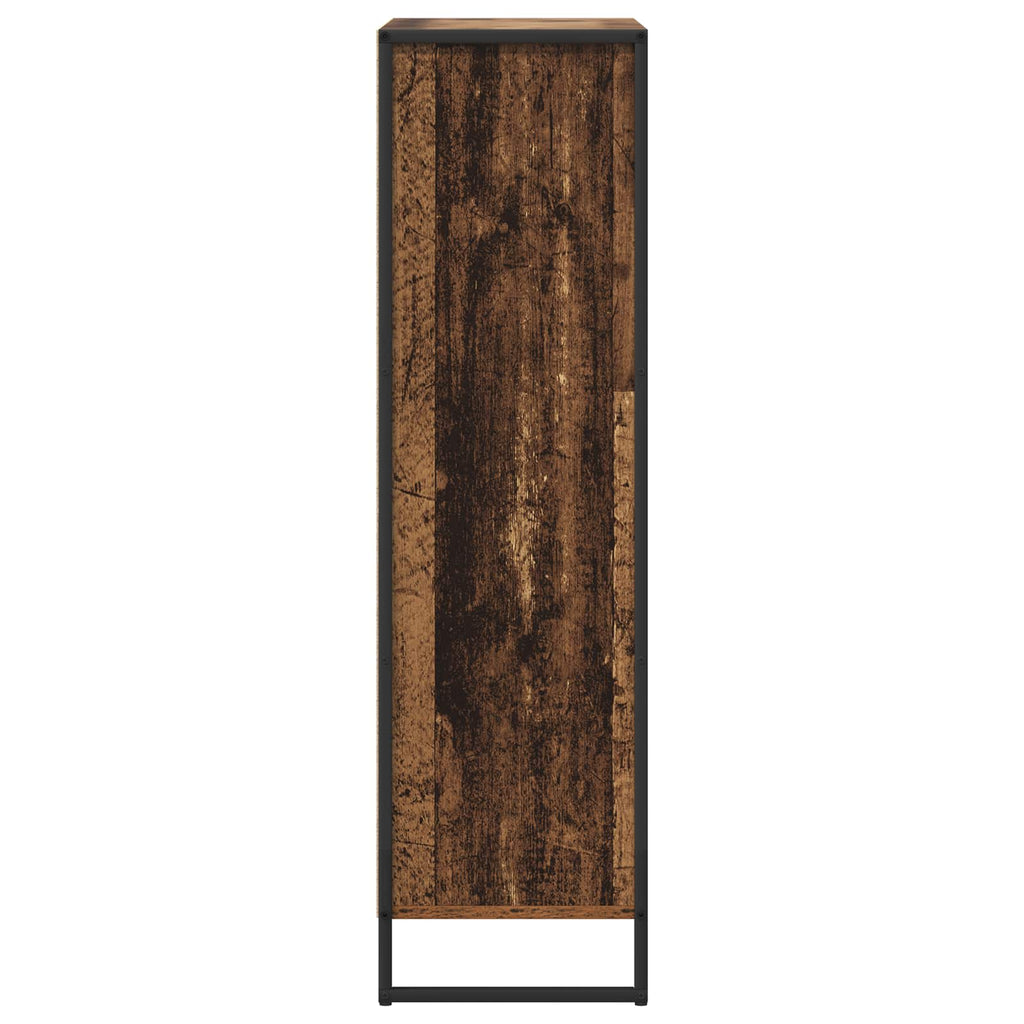 vidaXL Szafka na książki Stare drewno 68 x 30 x 108.5 cm