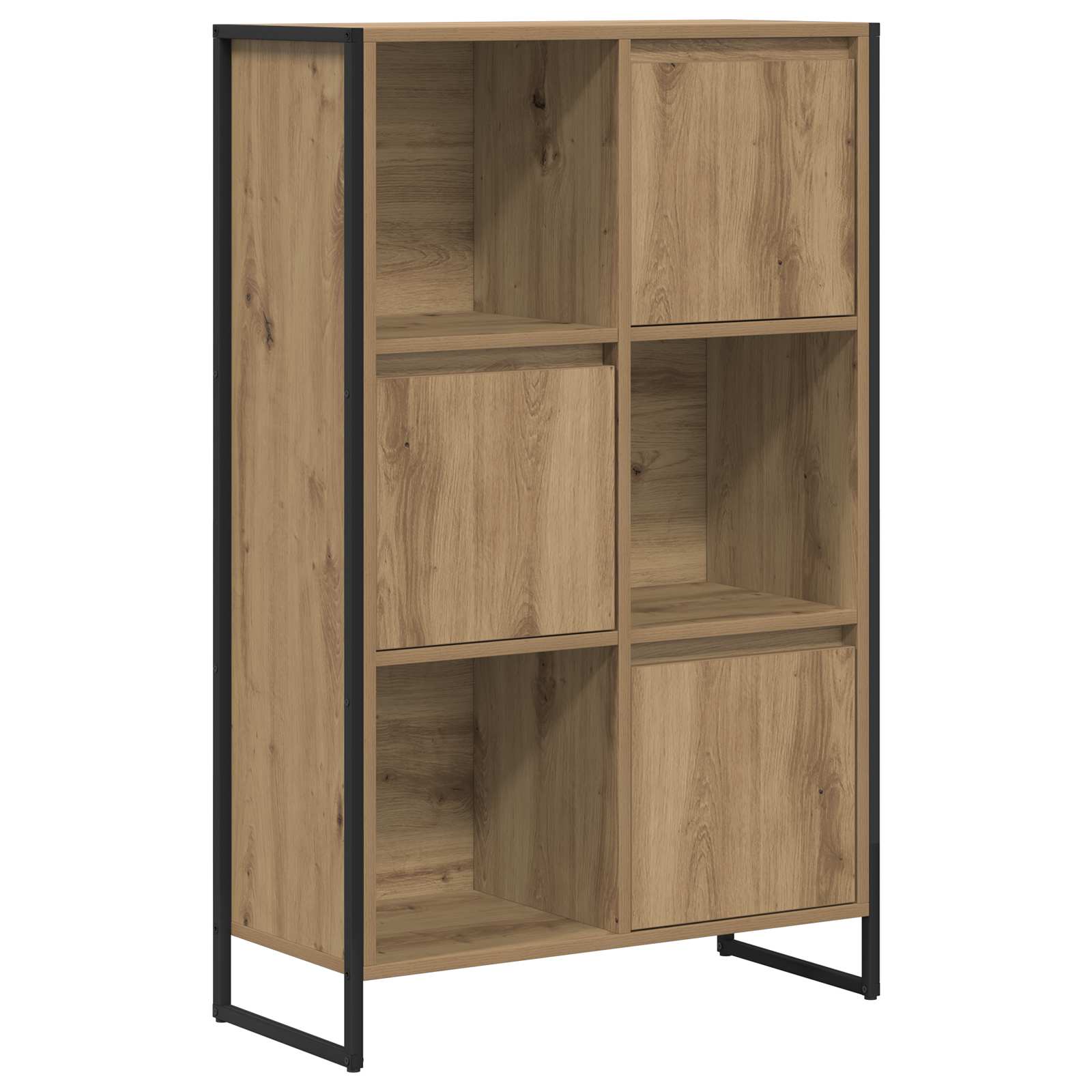 vidaXL Szafka na książki Dąb rzemieślniczy 68 x 30 x 108.5 cm
