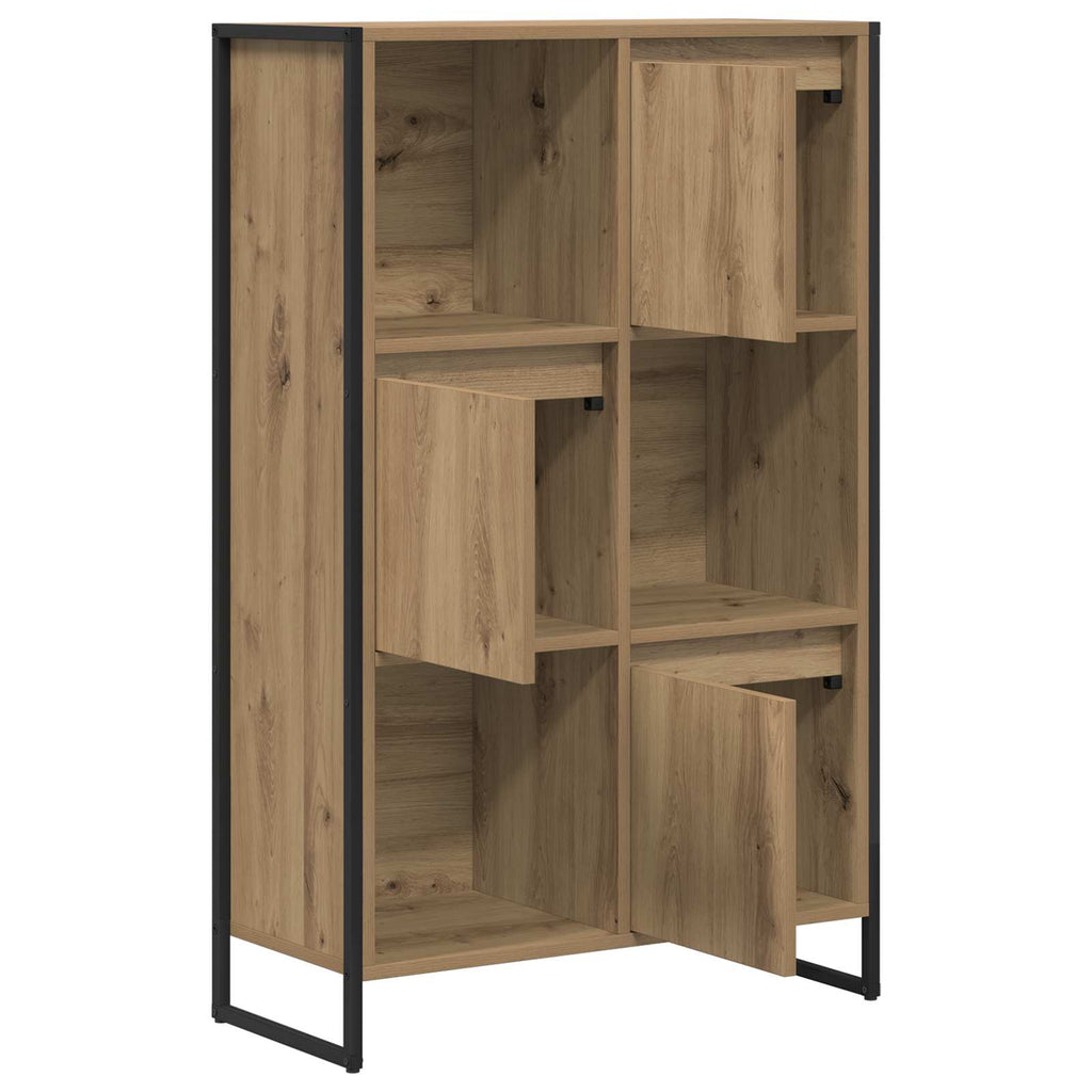 vidaXL Szafka na książki Dąb rzemieślniczy 68 x 30 x 108.5 cm