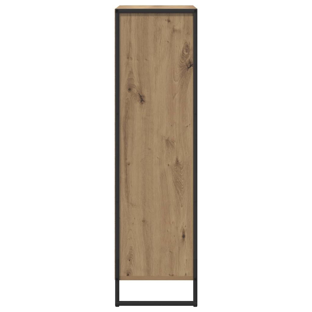 vidaXL Szafka na książki Dąb rzemieślniczy 68 x 30 x 108.5 cm