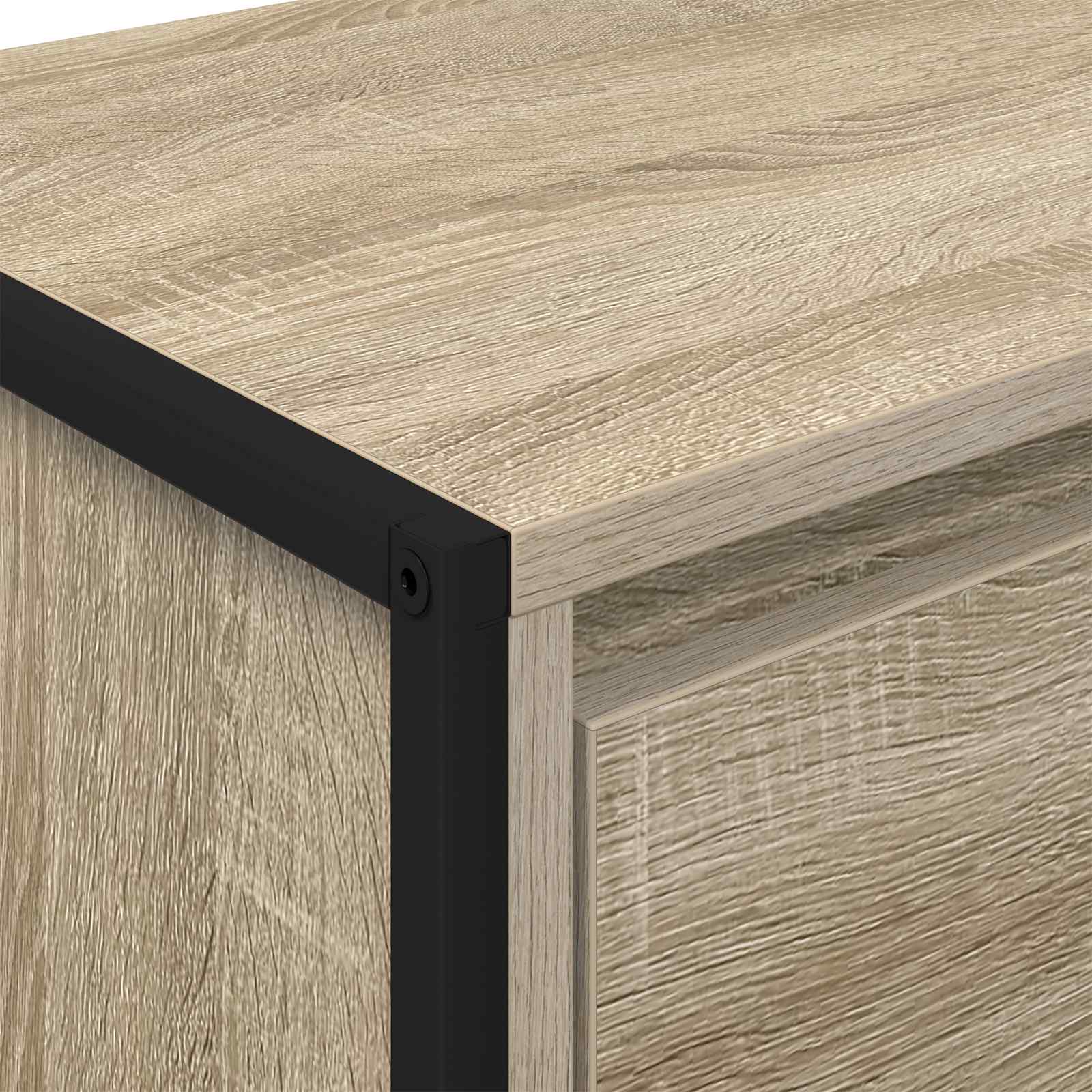vidaXL Bufet Sonoma 42 x 36 x 75.5 cm Materiał drewnopochodny