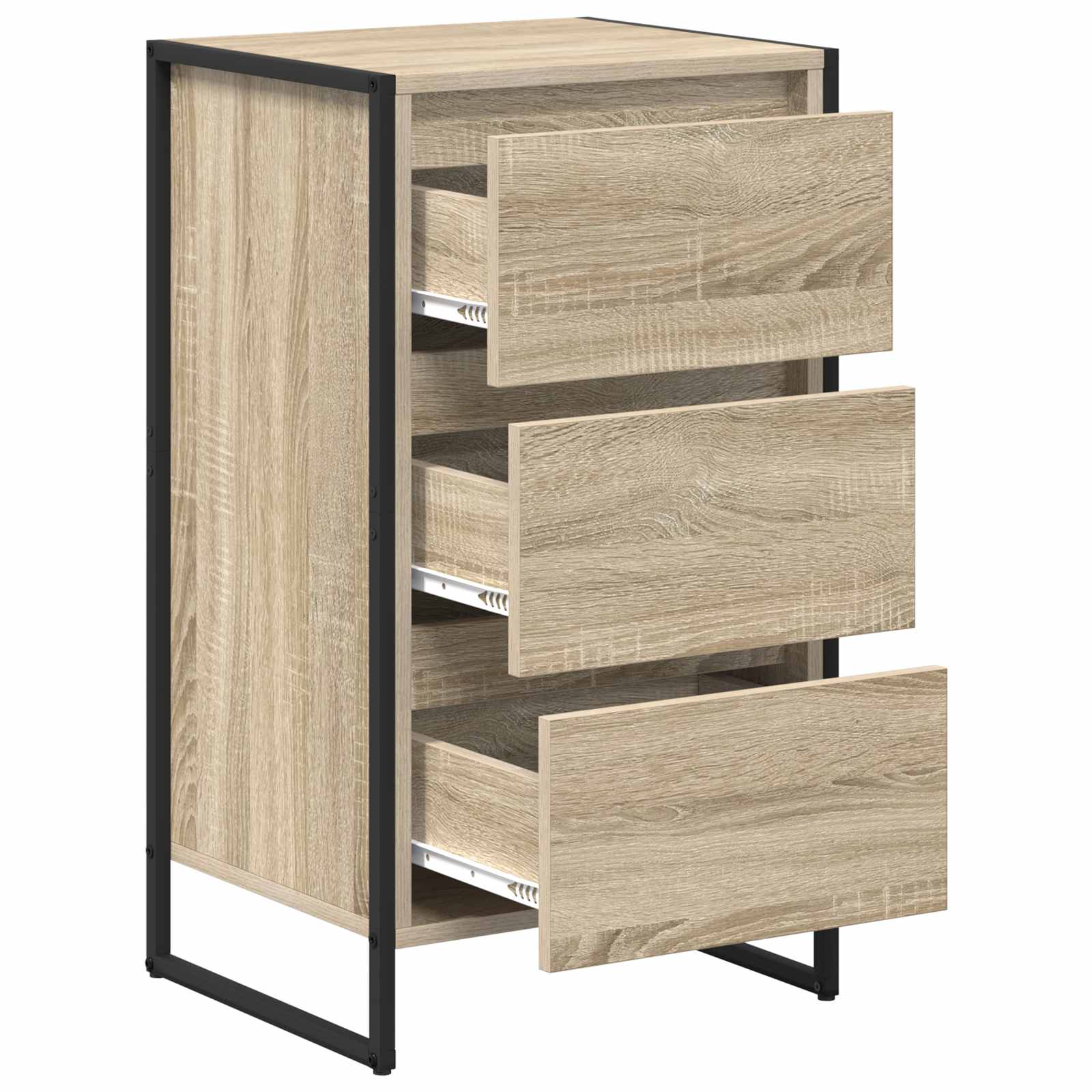 vidaXL Bufet Sonoma 42 x 36 x 75.5 cm Materiał drewnopochodny