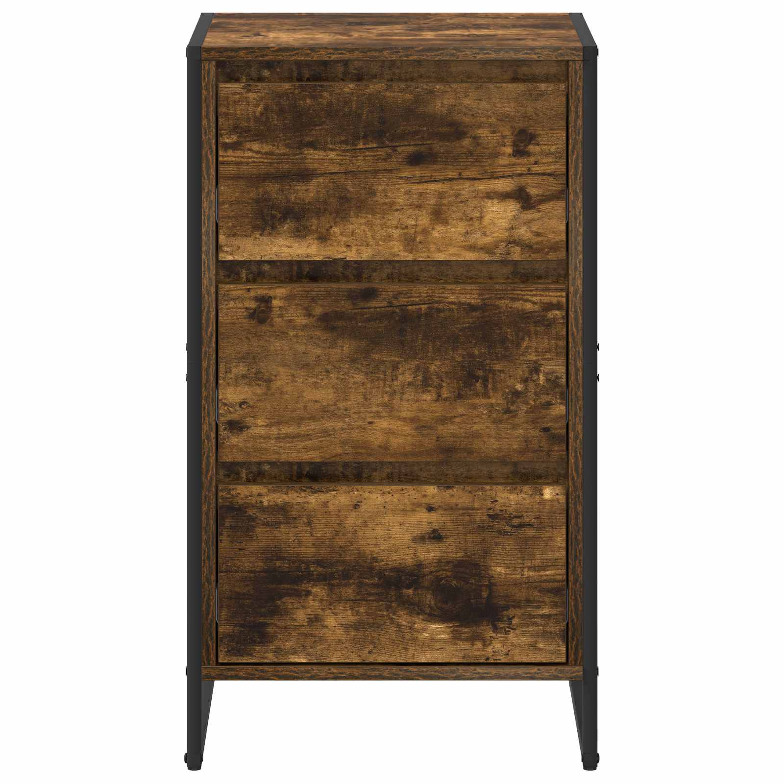 vidaXL Bufet Dąb dymny 42 x 36 x 75.5 cm Materiał drewnopochodny