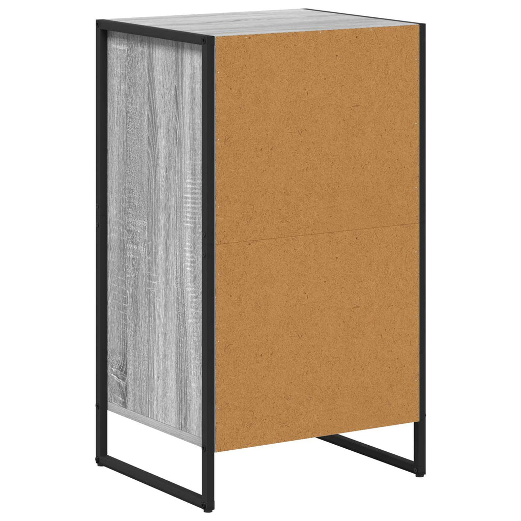 vidaXL Bufet Szary Sonoma 42 x 36 x 75.5 cm Materiał drewnopochodny