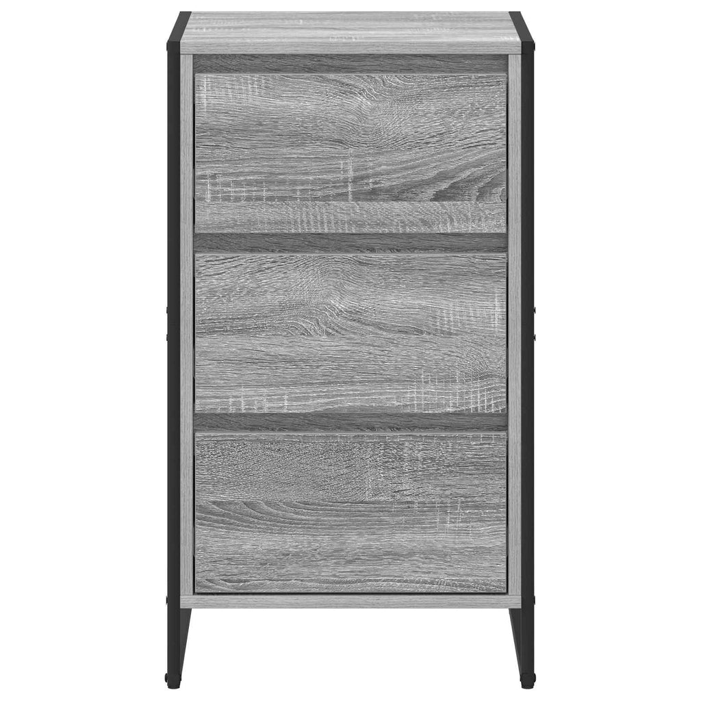 vidaXL Bufet Szary Sonoma 42 x 36 x 75.5 cm Materiał drewnopochodny