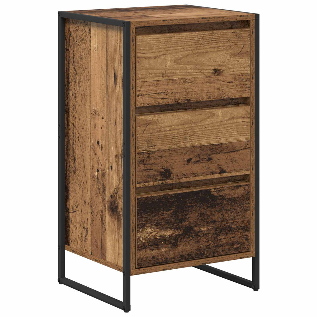 vidaXL Bufet Stare drewno 42 x 36 x 75.5 cm Materiał drewnopochodny