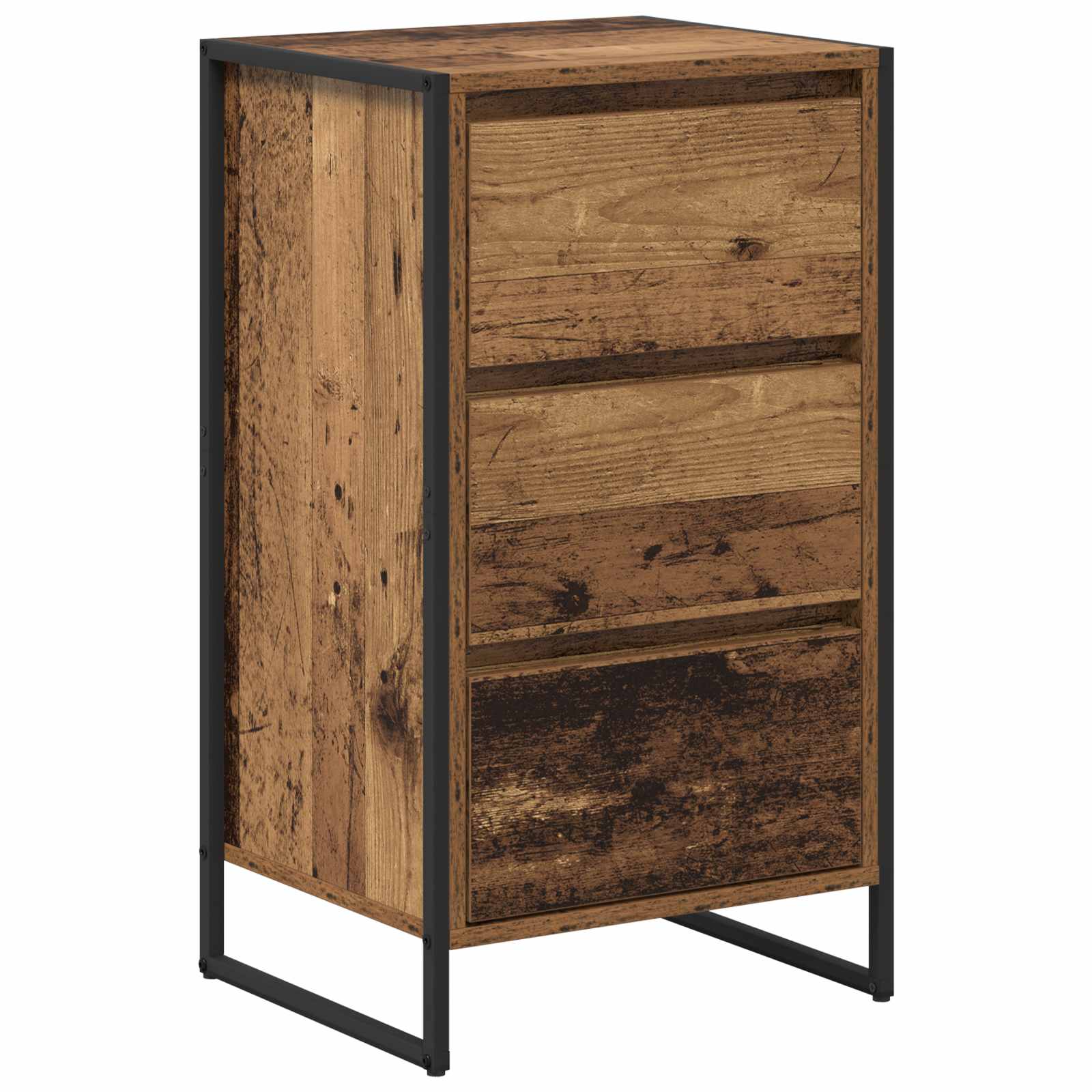 vidaXL Bufet Stare drewno 42 x 36 x 75.5 cm Materiał drewnopochodny