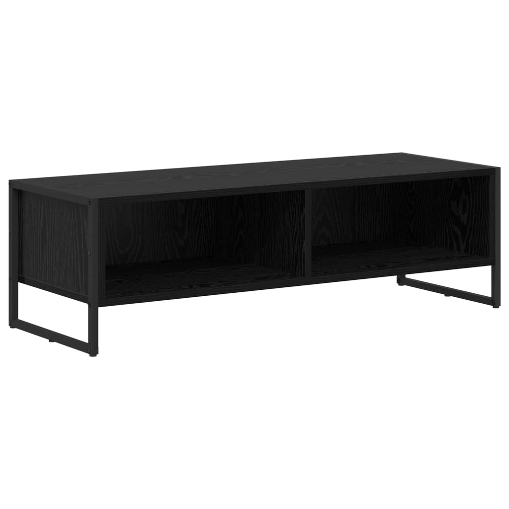 vidaXL Szafka pod telewizor 100 x 36.5 x 30.5 cm Czarny Dąb