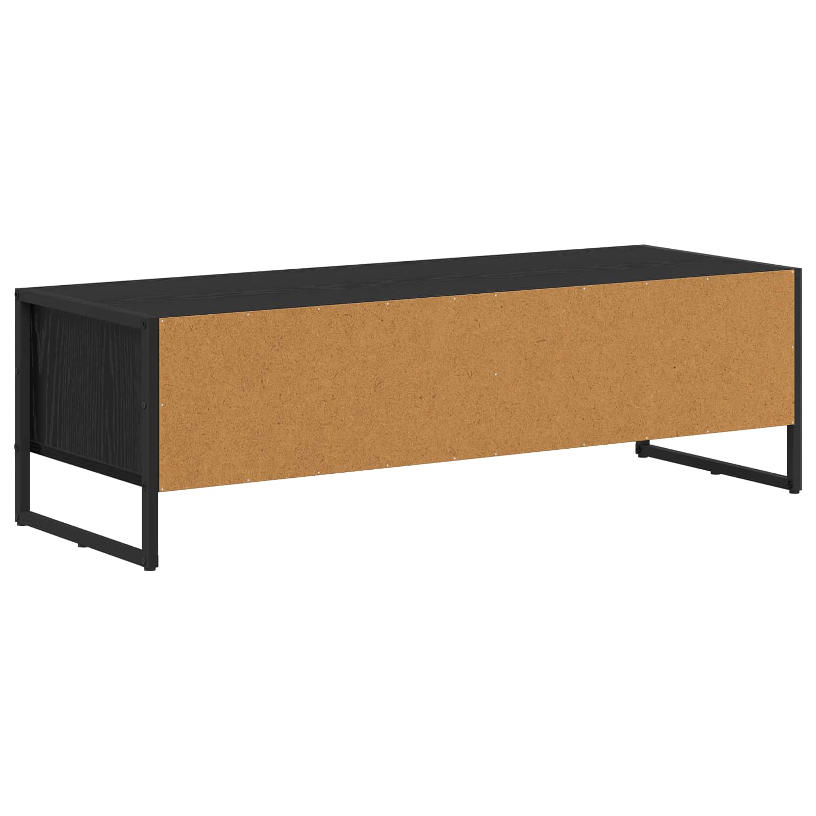 vidaXL Szafka pod telewizor 100 x 36.5 x 30.5 cm Czarny Dąb