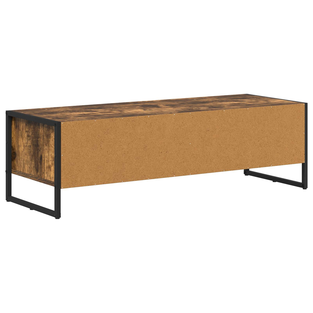 vidaXL Szafka pod telewizor Dąb dymny 100 x 36.5 x 30.5 cm