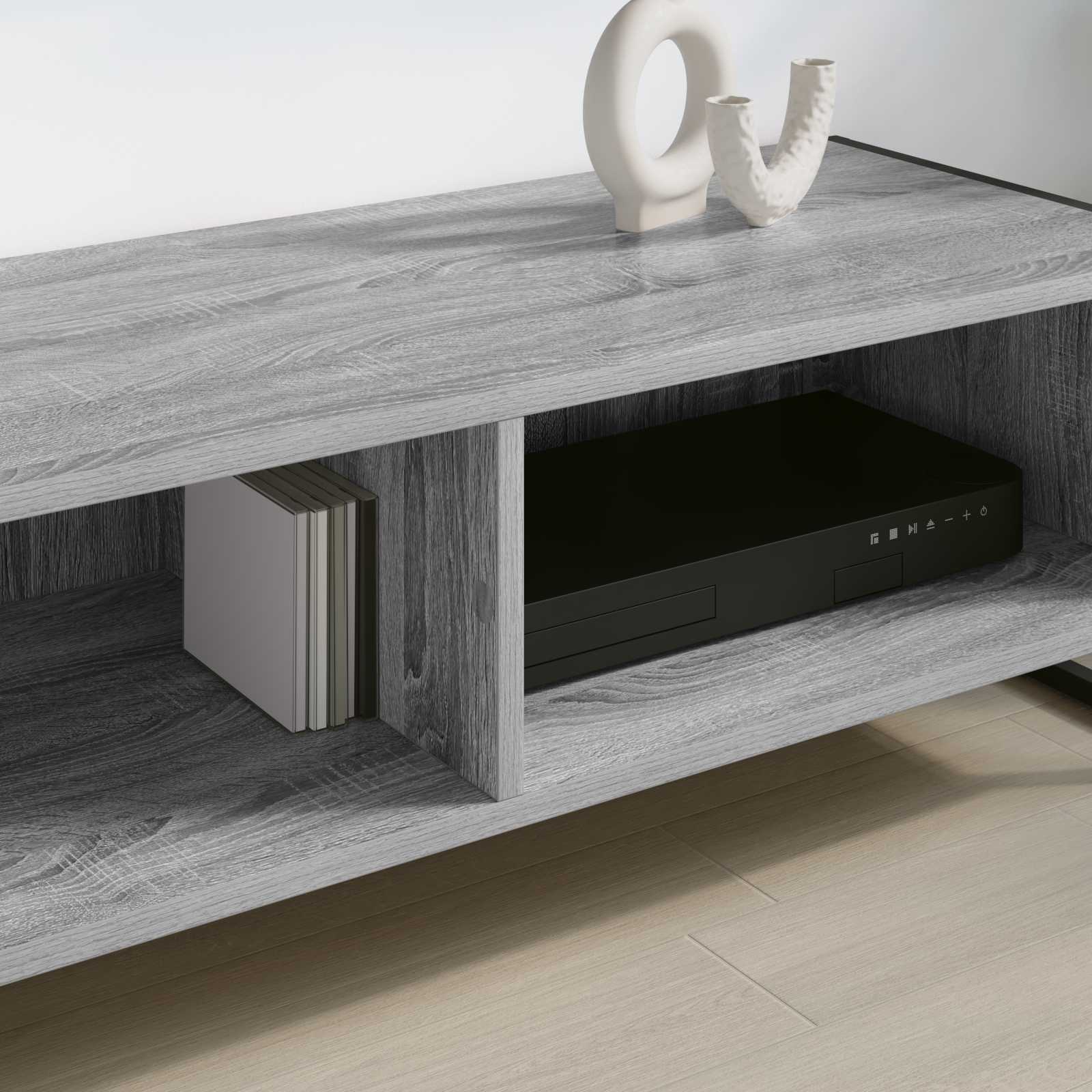 vidaXL Szafka pod telewizor Szary Sonoma 100 x 36.5 x 30.5 cm
