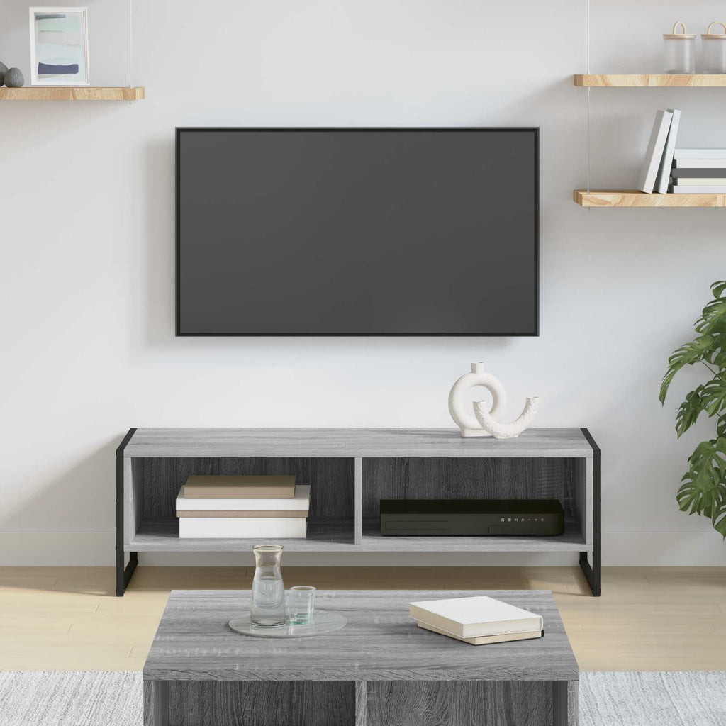 vidaXL Szafka pod telewizor Szary Sonoma 100 x 36.5 x 30.5 cm