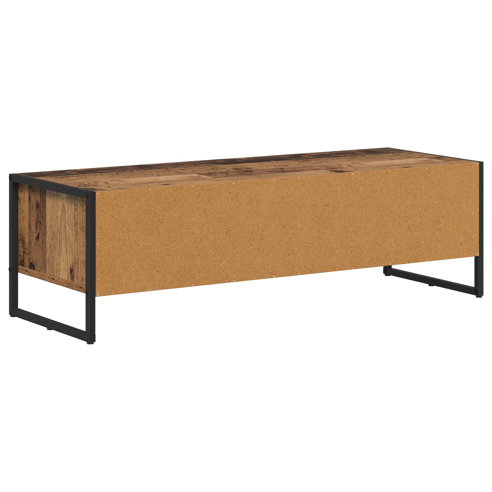 vidaXL Szafka pod telewizor Stare drewno 100 x 36.5 x 30.5 cm