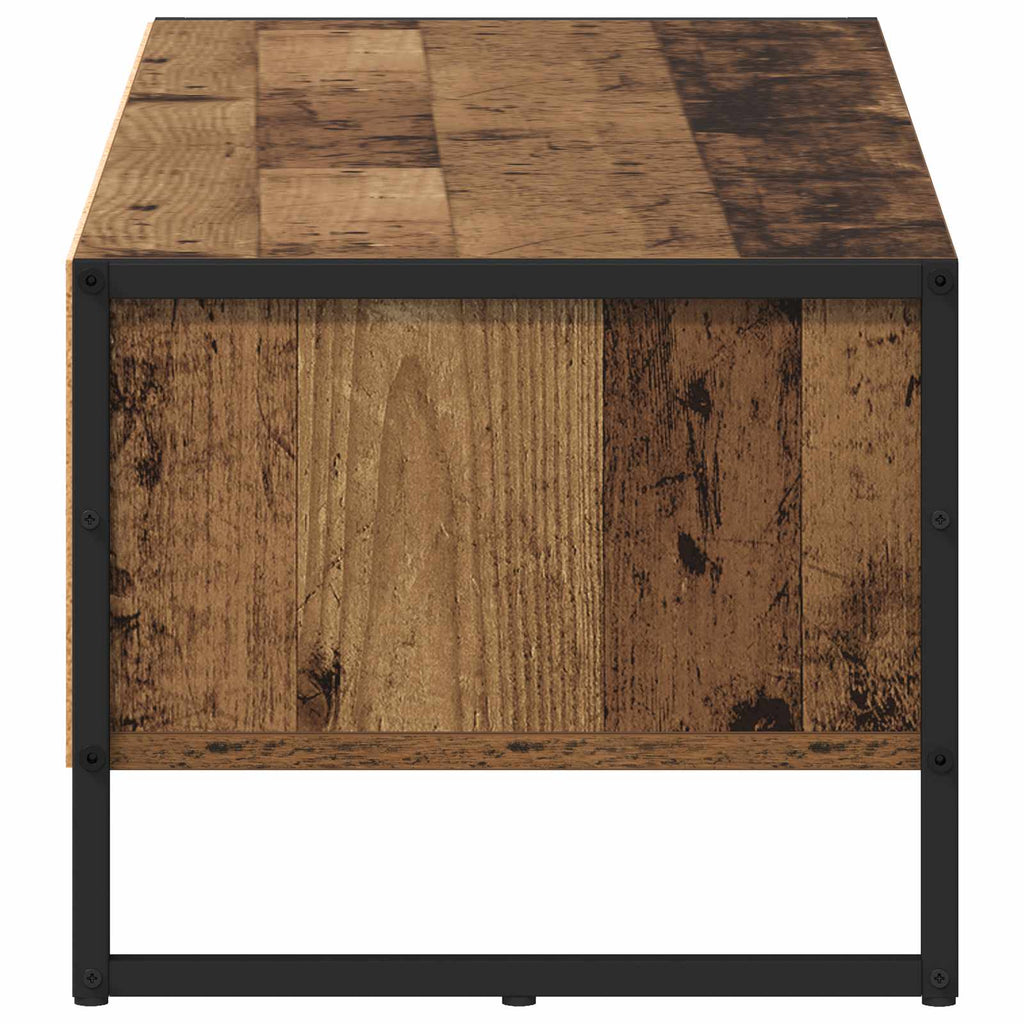 vidaXL Szafka pod telewizor Stare drewno 100 x 36.5 x 30.5 cm