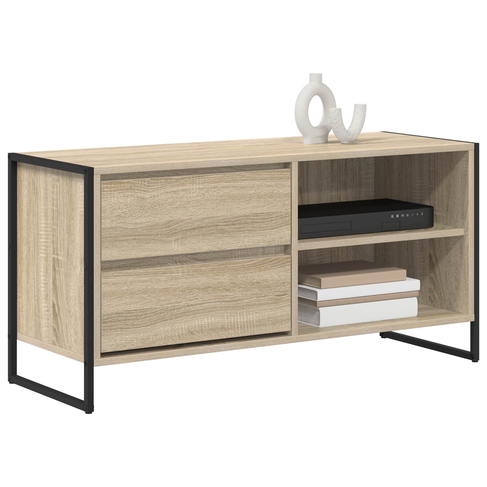 vidaXL Szafka pod telewizor z szufladą Sonoma 100 x 36 x 49,5 cm
