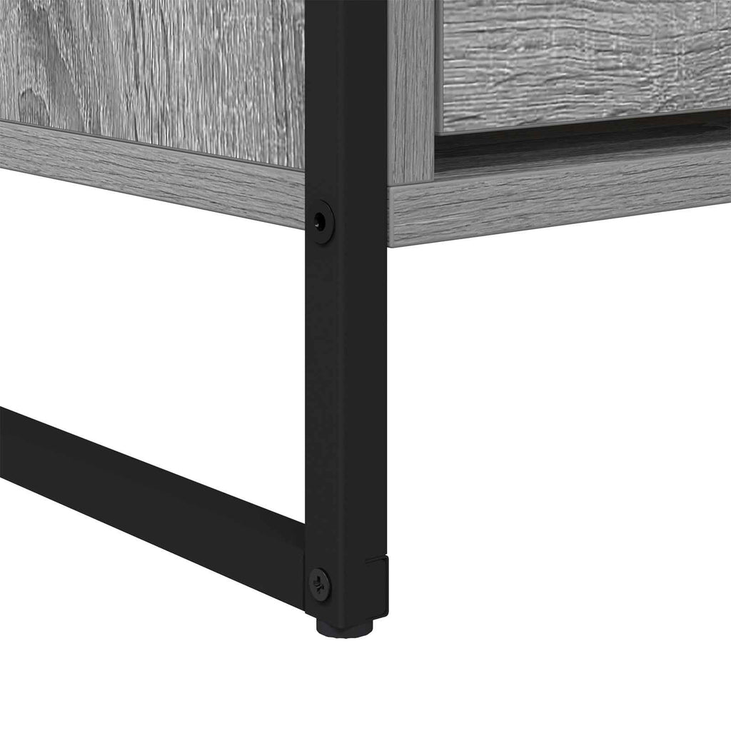 vidaXL Szafka pod telewizor z szufladą Szary Sonoma 100 x 36 x 49,5 cm
