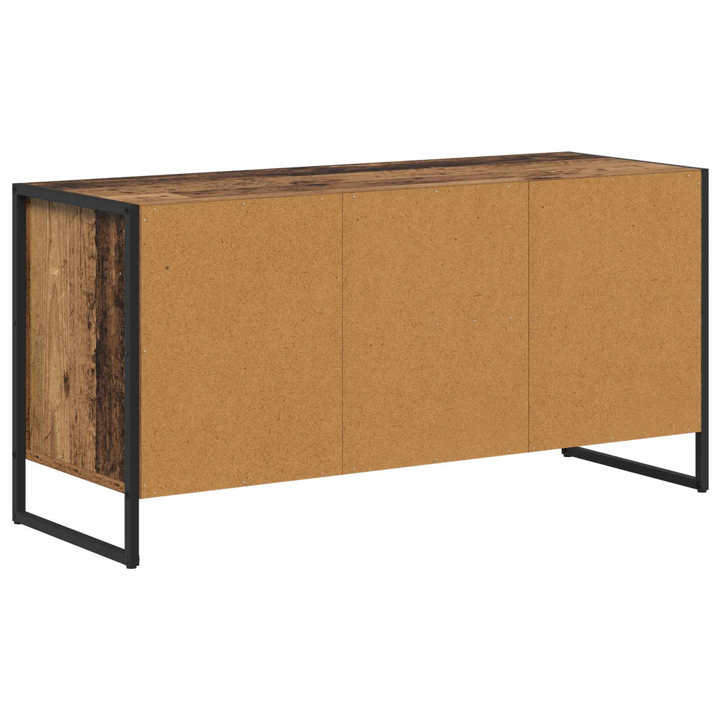 vidaXL Szafka pod telewizor z szufladą Stare drewno 100 x 36 x 49,5 cm