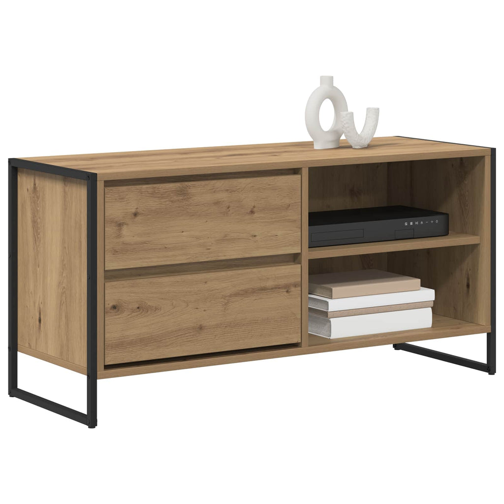 vidaXL Szafka pod telewizor Dąb rzemieślniczy 100 x 36 x 49,5 cm