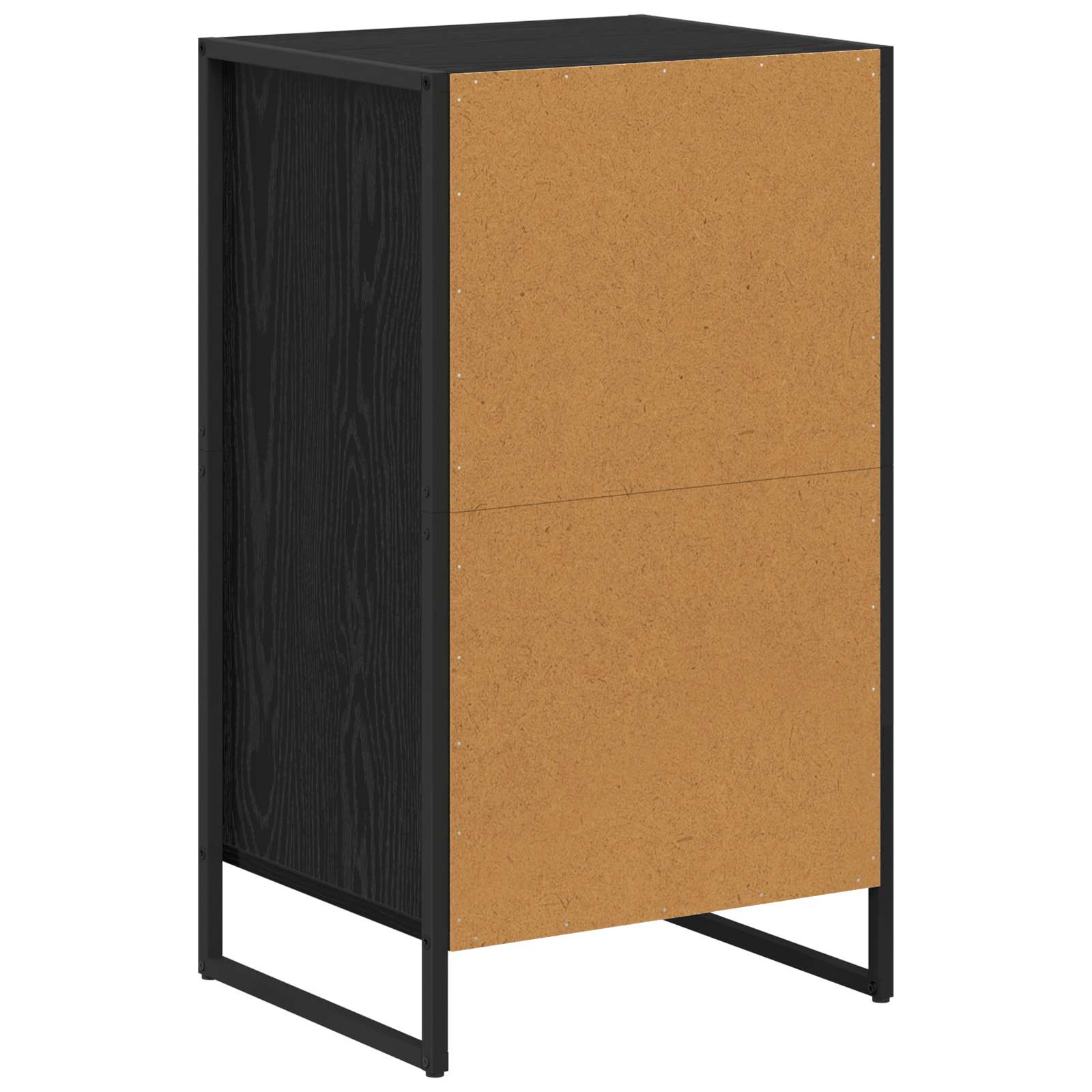 vidaXL Bufet Czarny Dąb 43 x 36 x 75,5 cm Materiał drewnopochodny