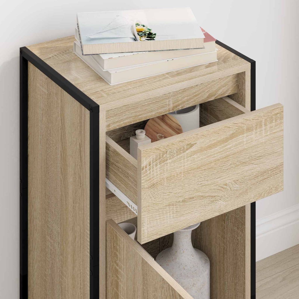 vidaXL Bufet Sonoma 43 x 36 x 75,5 cm Materiał drewnopochodny