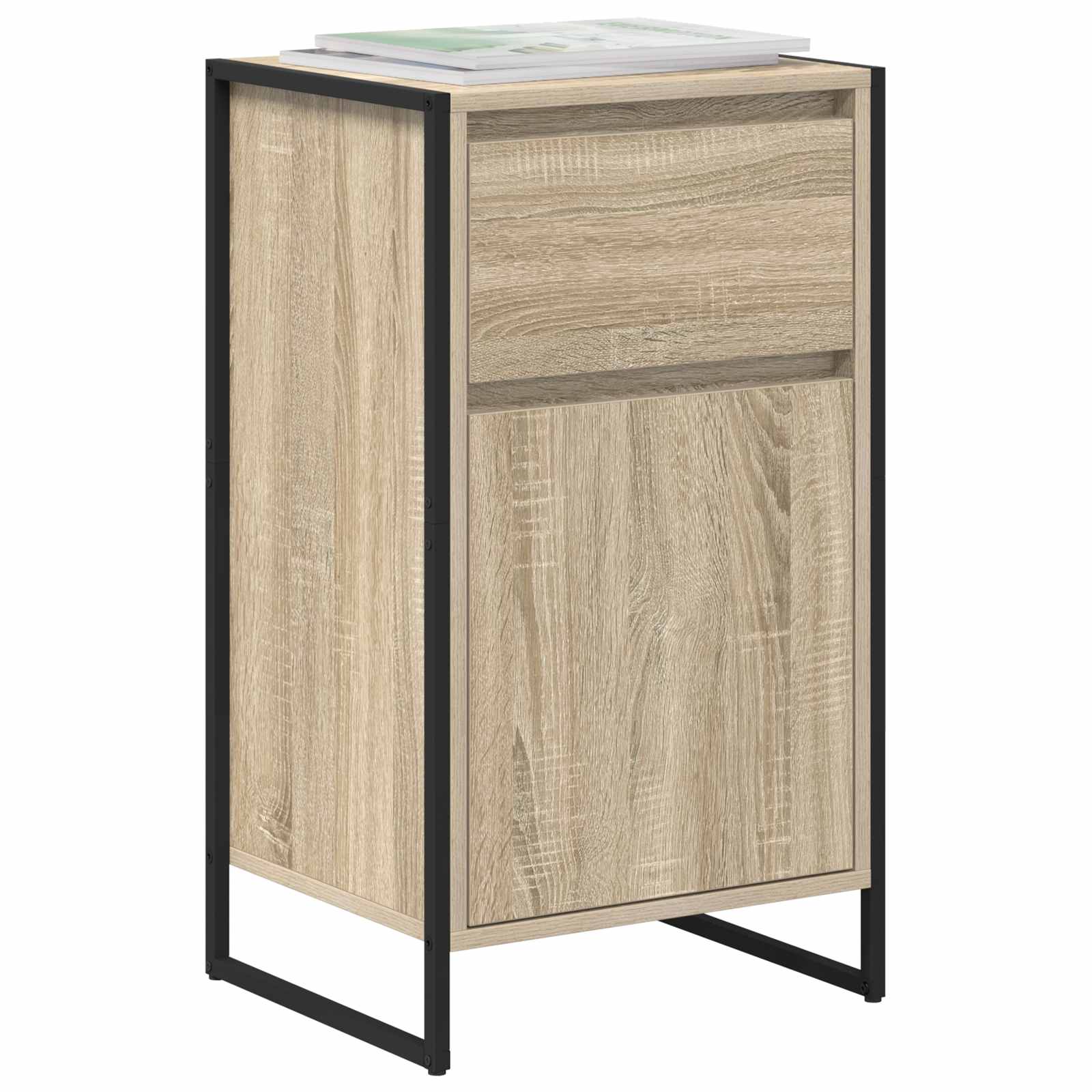 vidaXL Bufet Sonoma 43 x 36 x 75,5 cm Materiał drewnopochodny