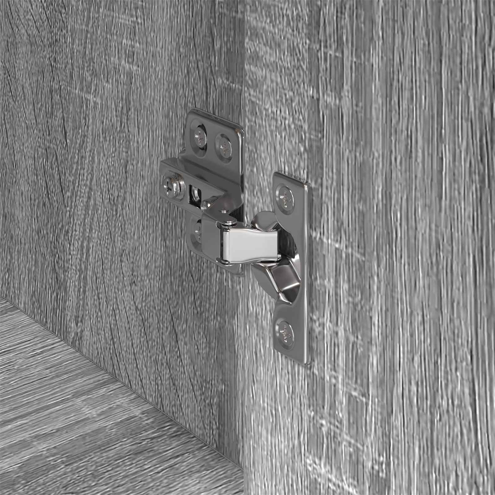 vidaXL Bufet Szary Sonoma 43 x 36 x 75,5 cm Materiał drewnopochodny