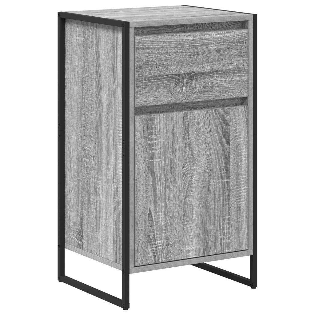 vidaXL Bufet Szary Sonoma 43 x 36 x 75,5 cm Materiał drewnopochodny