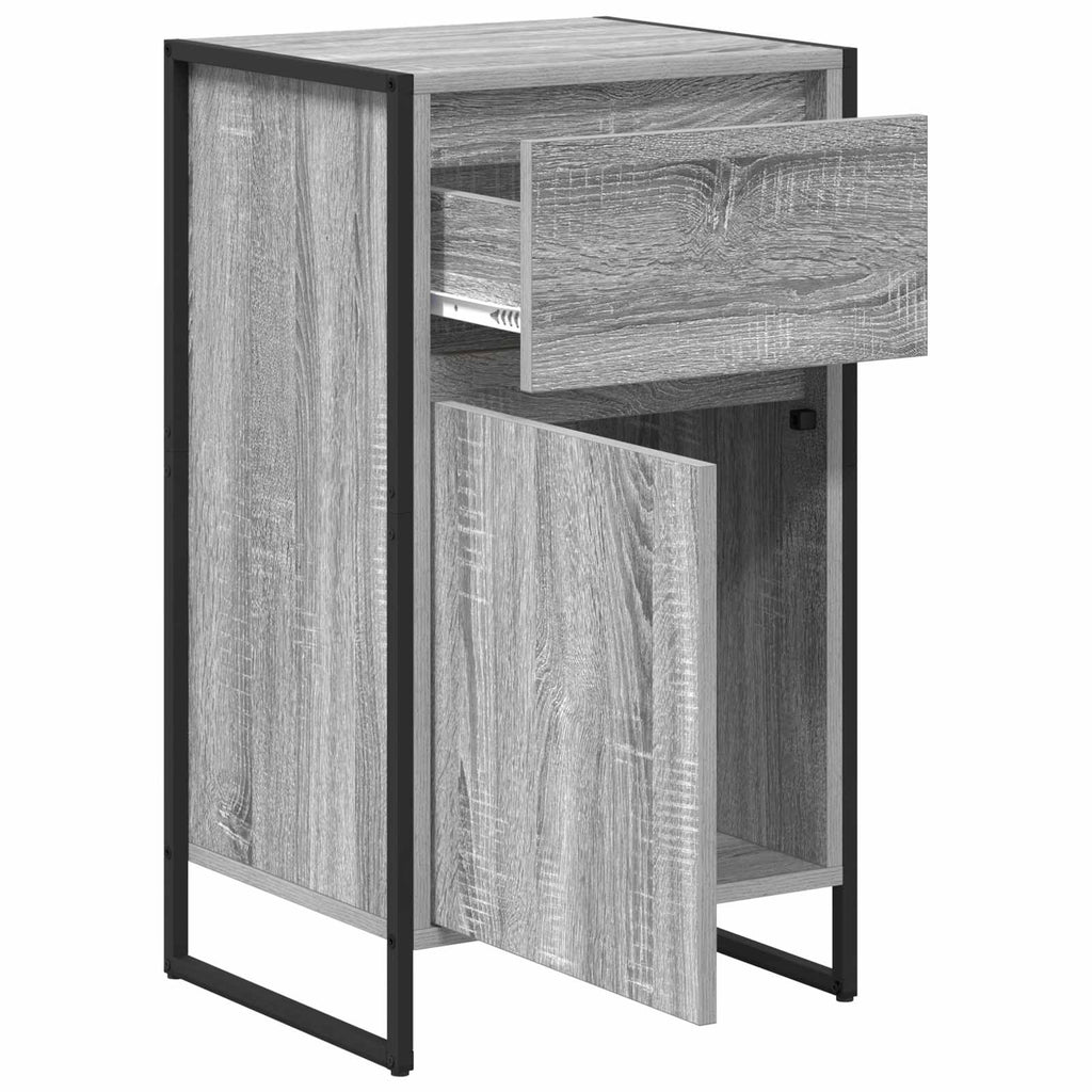 vidaXL Bufet Szary Sonoma 43 x 36 x 75,5 cm Materiał drewnopochodny