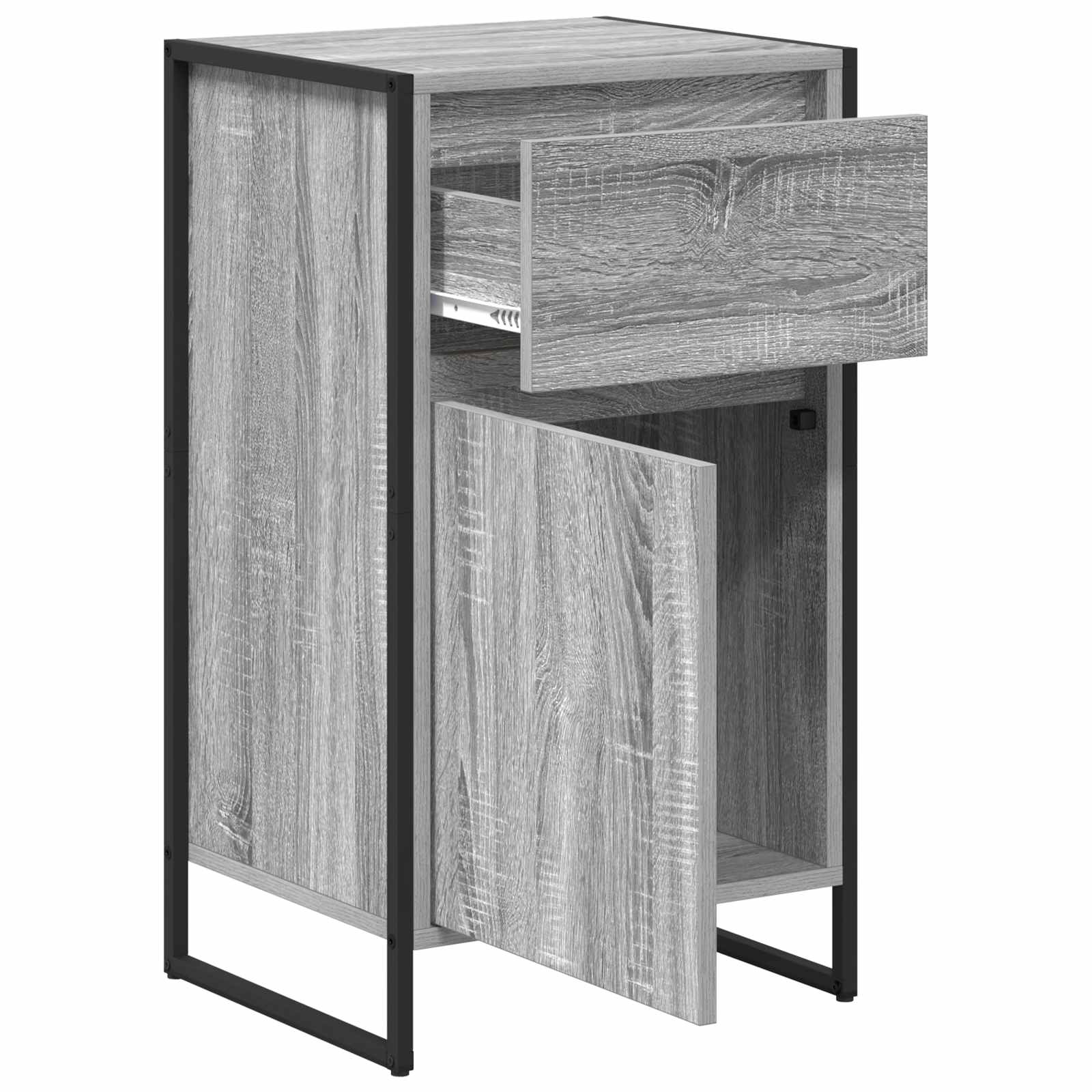 vidaXL Bufet Szary Sonoma 43 x 36 x 75,5 cm Materiał drewnopochodny