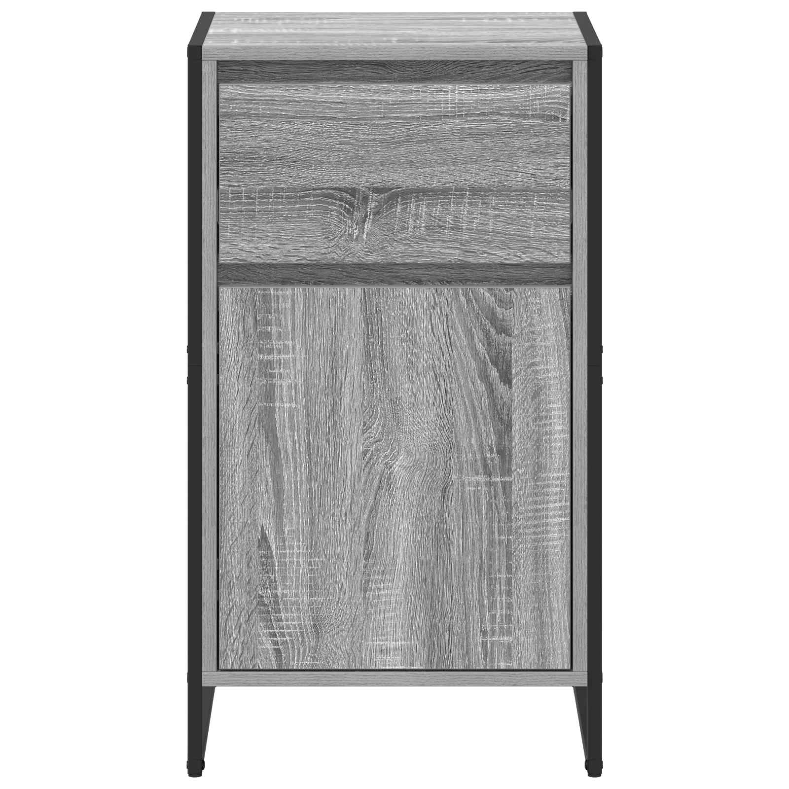 vidaXL Bufet Szary Sonoma 43 x 36 x 75,5 cm Materiał drewnopochodny