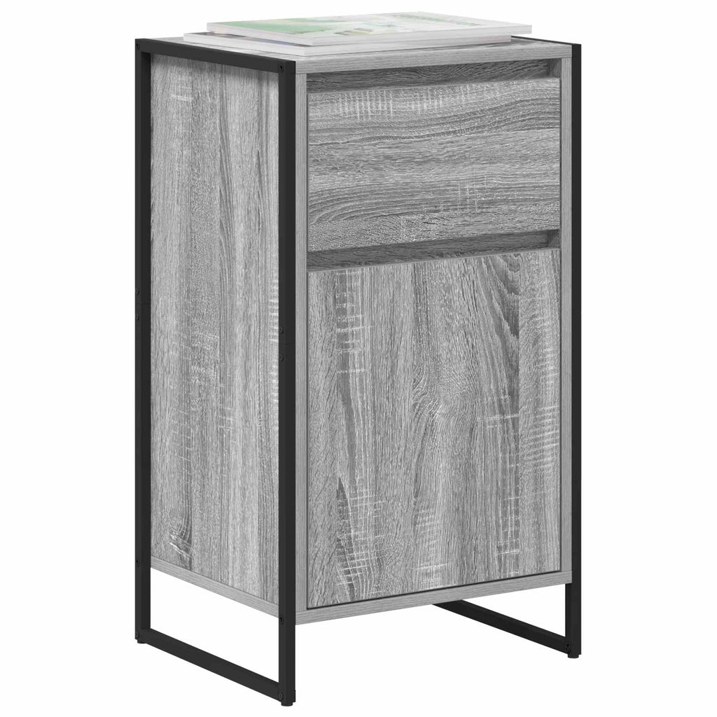 vidaXL Bufet Szary Sonoma 43 x 36 x 75,5 cm Materiał drewnopochodny