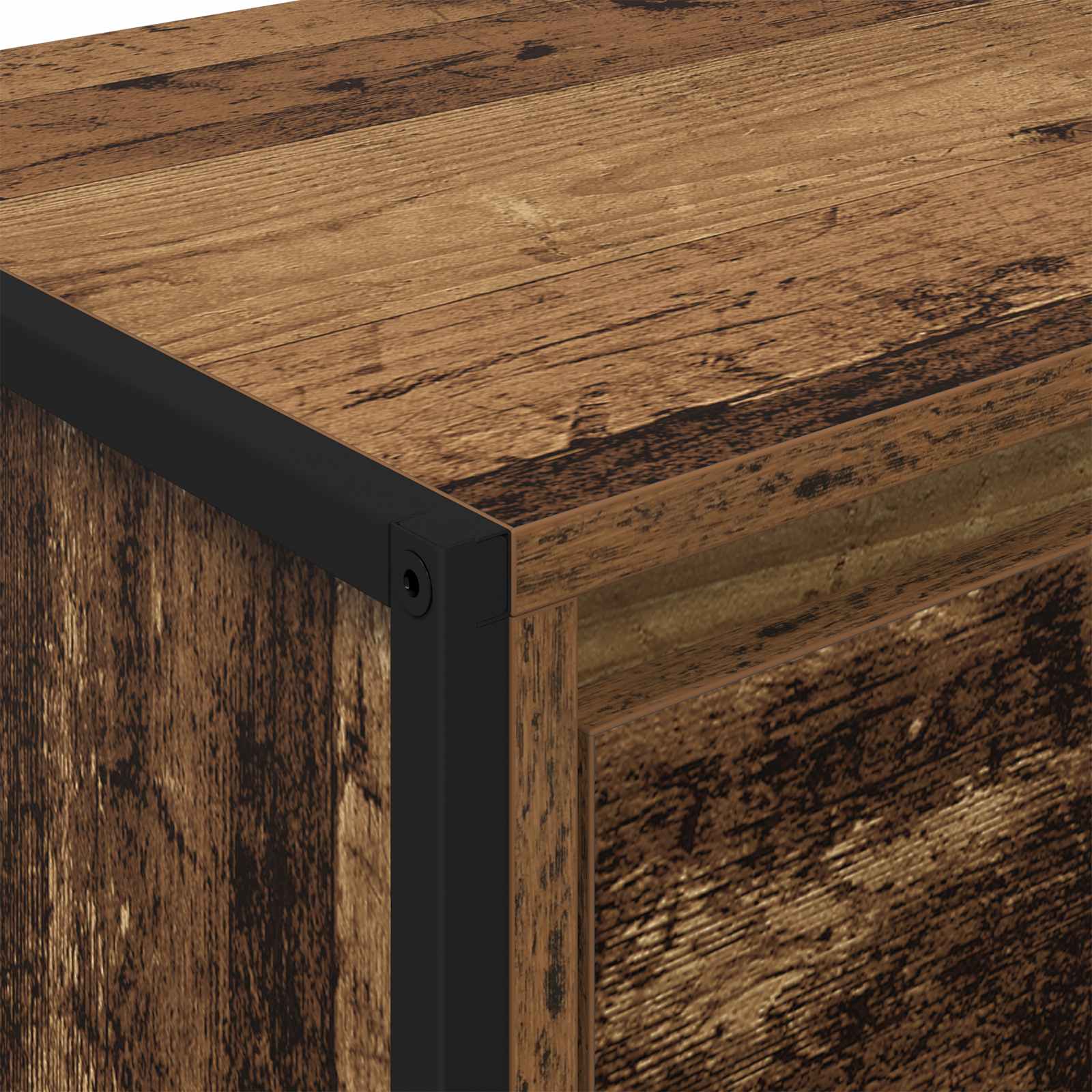 vidaXL Bufet Stare drewno 43 x 36 x 75,5 cm Materiał drewnopochodny