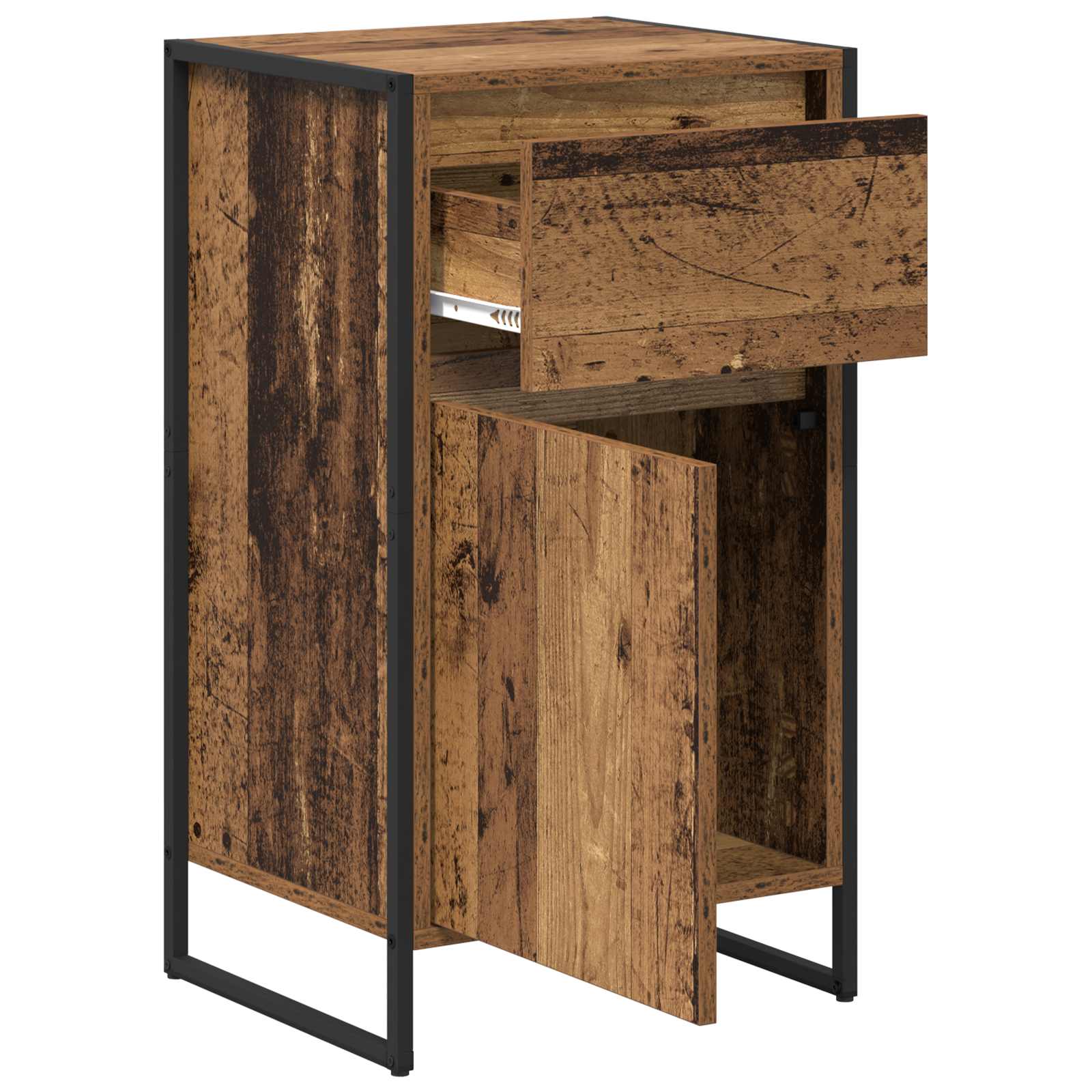 vidaXL Bufet Stare drewno 43 x 36 x 75,5 cm Materiał drewnopochodny