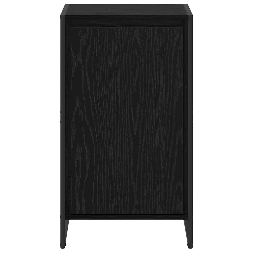 vidaXL Bufet Czarny Dąb 43 x 36 x 75,5 cm Materiał drewnopochodny