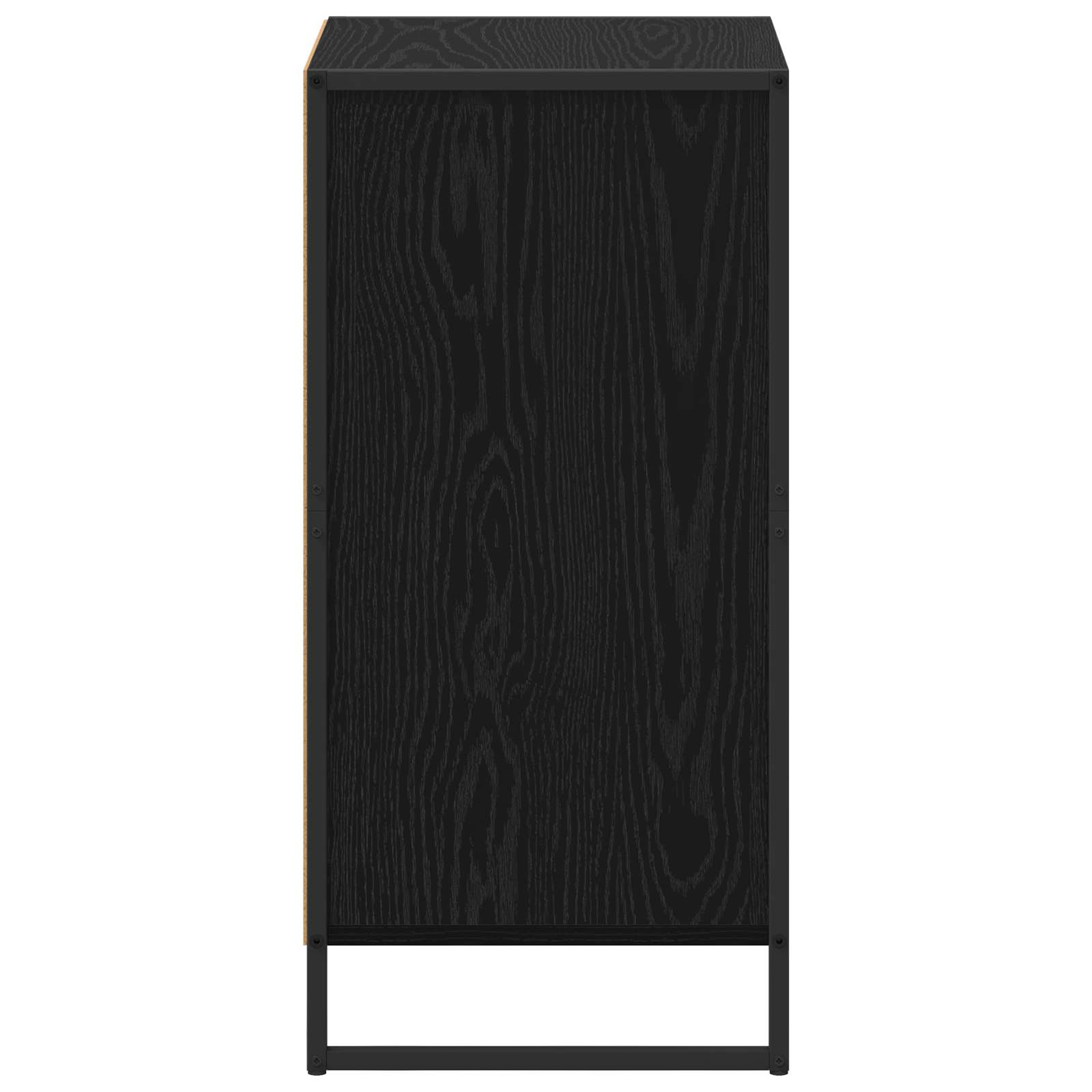 vidaXL Bufet Czarny Dąb 43 x 36 x 75,5 cm Materiał drewnopochodny
