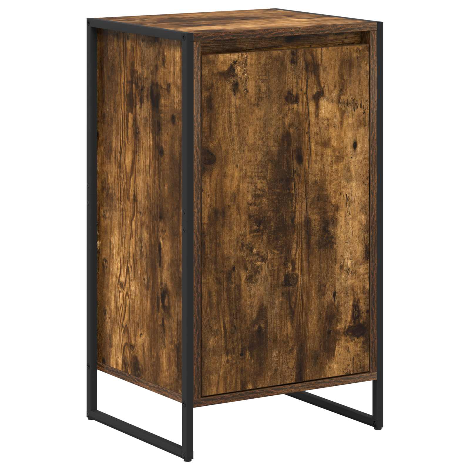 vidaXL Bufet Dąb dymny 43 x 36 x 75,5 cm Materiał drewnopochodny