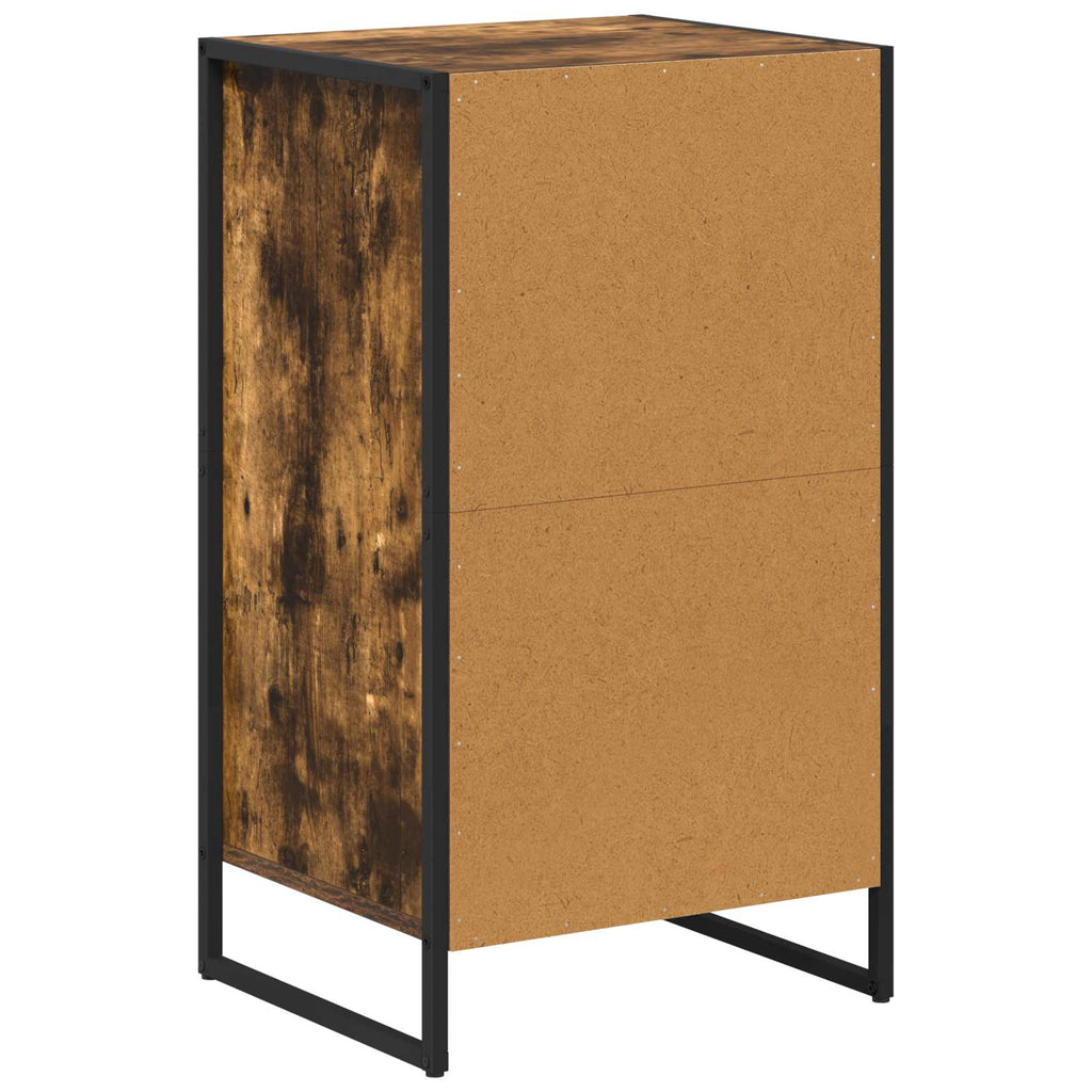 vidaXL Bufet Dąb dymny 43 x 36 x 75,5 cm Materiał drewnopochodny