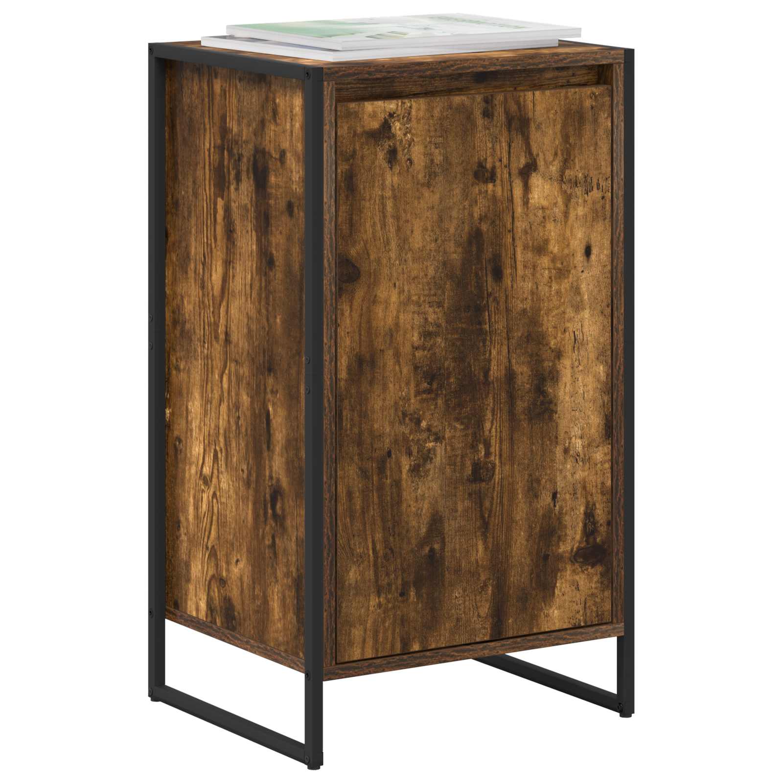 vidaXL Bufet Dąb dymny 43 x 36 x 75,5 cm Materiał drewnopochodny