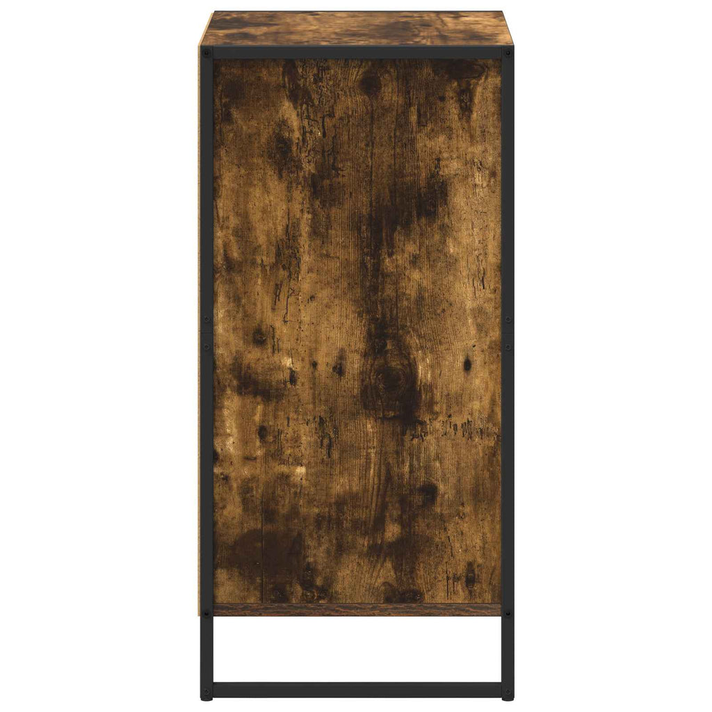 vidaXL Bufet Dąb dymny 43 x 36 x 75,5 cm Materiał drewnopochodny