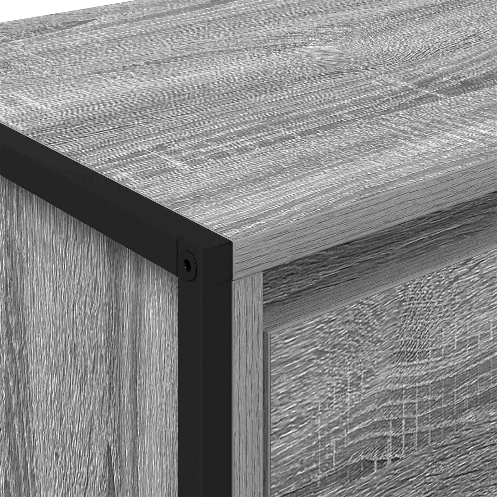 vidaXL Bufet Szary Sonoma 43 x 36 x 75,5 cm Materiał drewnopochodny