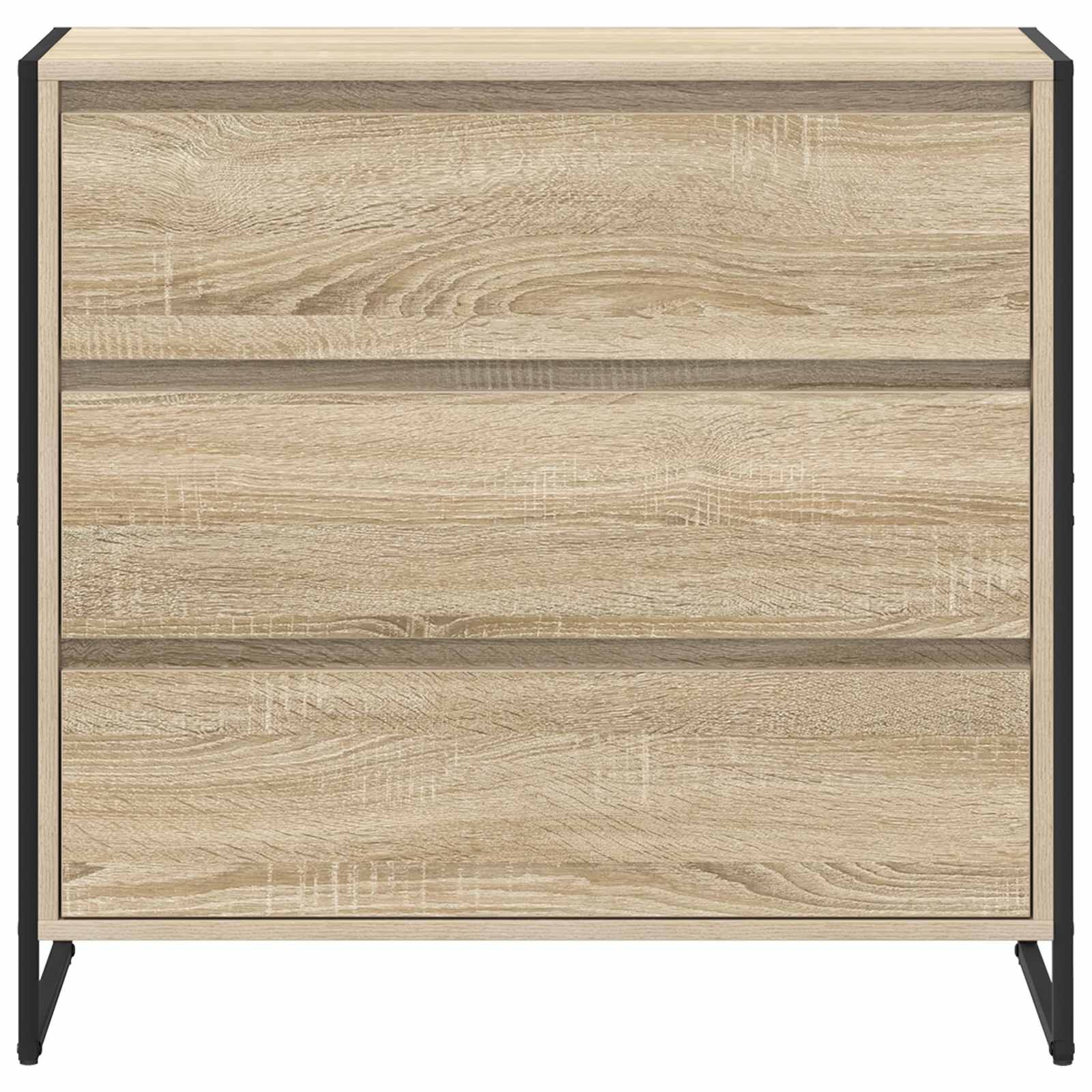 vidaXL Bufet Sonoma 79 x 36 x 75.5 cm Materiał drewnopochodny