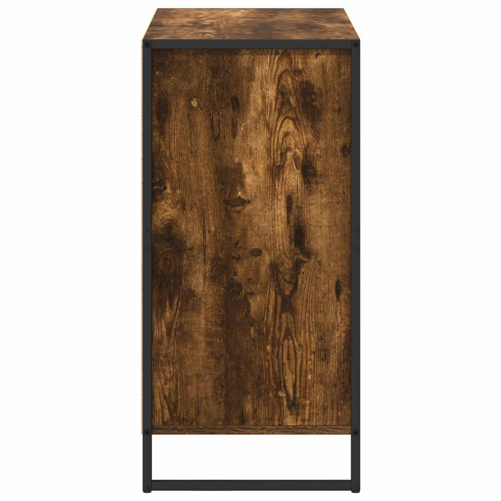 vidaXL Bufet Dąb dymny 79 x 36 x 75.5 cm Materiał drewnopochodny