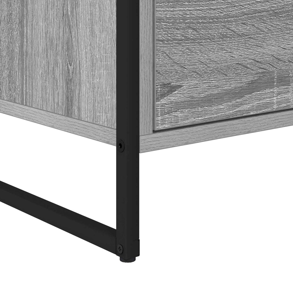 vidaXL Bufet Szary Sonoma 79 x 36 x 75.5 cm Materiał drewnopochodny